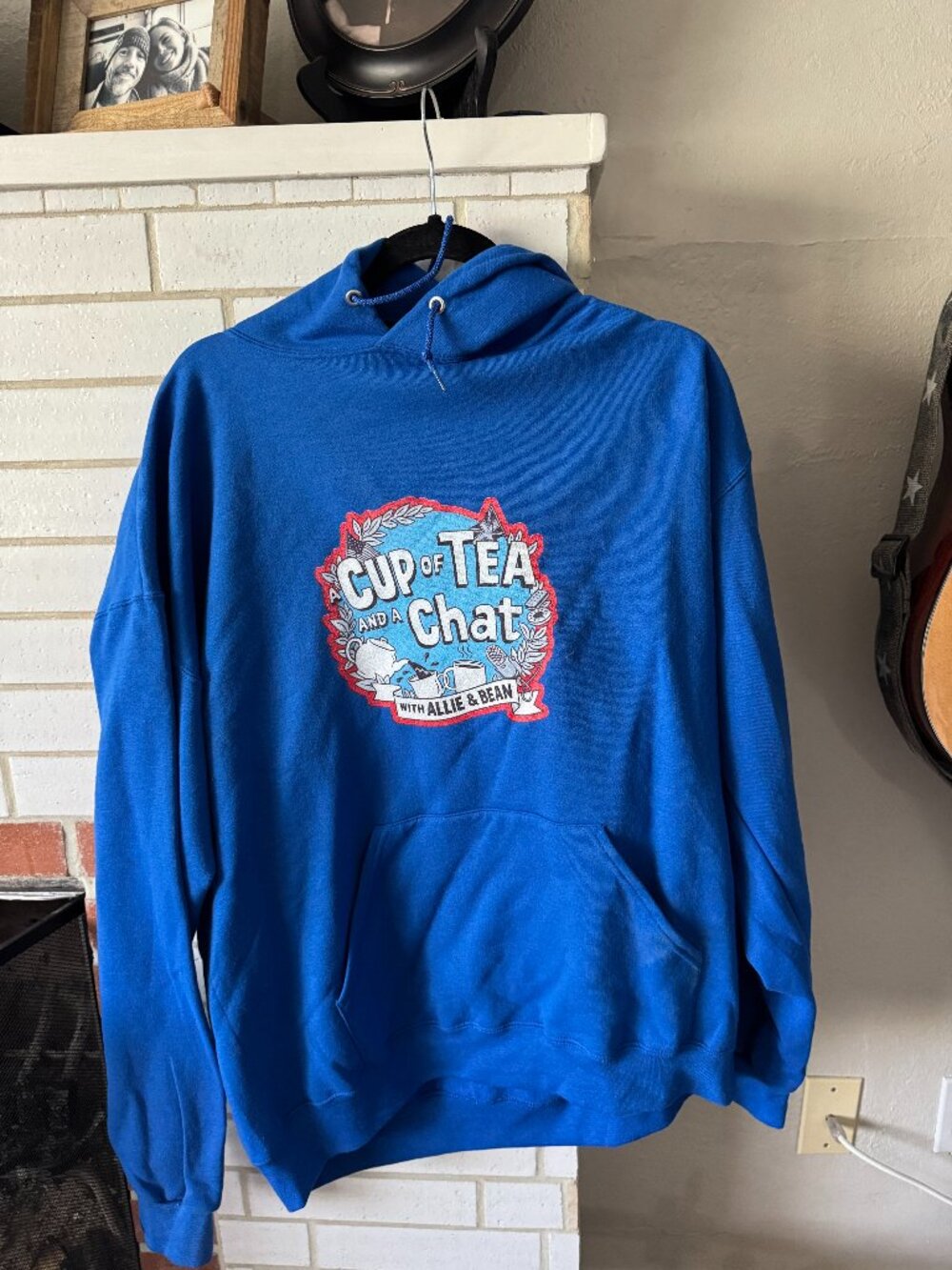 Cup of Tea and A Chat Podcast Hoodie - Royal Blue - XL